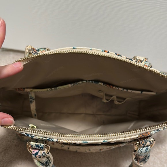 Brahmin Duxbury Satchel Crocodile Leopard Printed Caroline Purse Tote Handbag - Picture 4 of 6